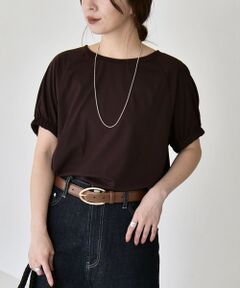 SHIPS / シップス カットソー | 《予約》quaranciel:〈洗濯機可能〉シルク ミックス パフ スリーブ プルオーバー