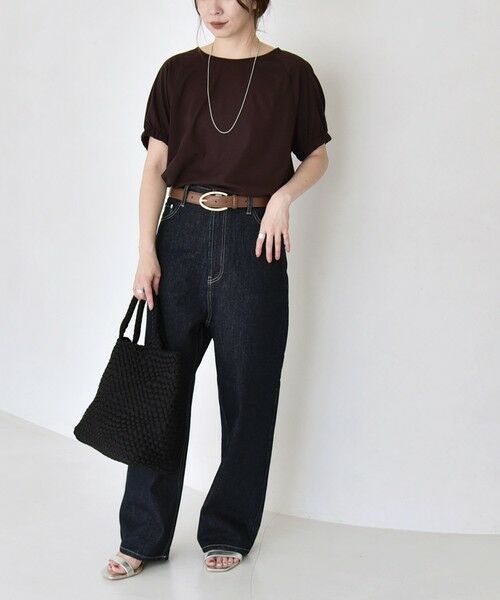SHIPS / シップス カットソー | 《予約》quaranciel:〈洗濯機可能〉シルク ミックス パフ スリーブ プルオーバー | 詳細9