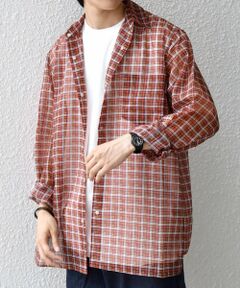 SHIPS / シップス シャツ・ブラウス | 【SHIPS any別注】迷迭香: シアー メッシュ プリント シャツ