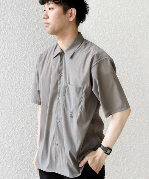 SHIPS / シップス シャツ・ブラウス | SHIPS any:〈接触冷感/UVカット〉VEILICE レギュラーカラー ポケット シャツ(セットアップ対応) ◆ | 詳細4