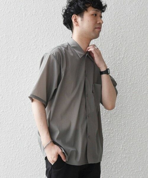 SHIPS / シップス シャツ・ブラウス | SHIPS any:〈接触冷感/UVカット〉VEILICE レギュラーカラー ポケット シャツ(セットアップ対応) ◆ | 詳細5