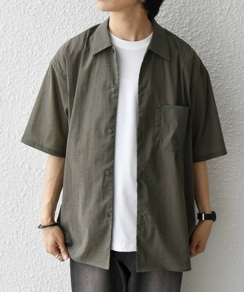 SHIPS / シップス シャツ・ブラウス | SHIPS any:〈接触冷感/UVカット〉VEILICE レギュラーカラー ポケット シャツ(セットアップ対応) ◆ | 詳細20