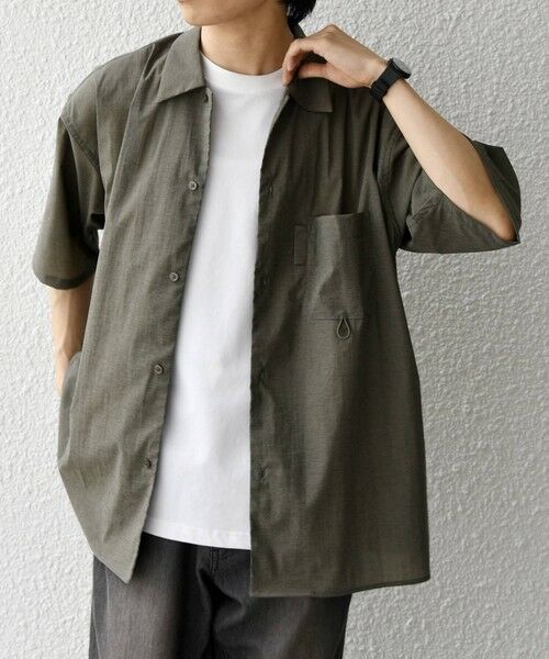 SHIPS / シップス シャツ・ブラウス | SHIPS any:〈接触冷感/UVカット〉VEILICE レギュラーカラー ポケット シャツ(セットアップ対応) ◆ | 詳細21