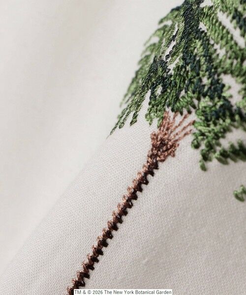 SHIPS / シップス シャツ・ブラウス | SHIPS any: NYBG コラボ トロピカル ロゴ 刺繍 リラックス リネン ミックス 半袖 シャツ◆ | 詳細13
