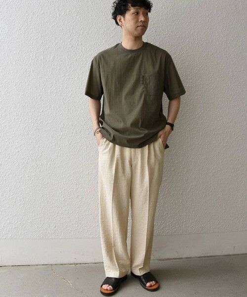 SHIPS / シップス シャツ・ブラウス | SHIPS any:〈接触冷感/UVカット〉VEILICE リラックス ポケット Tシャツ(セットアップ対応)◆ | 詳細23