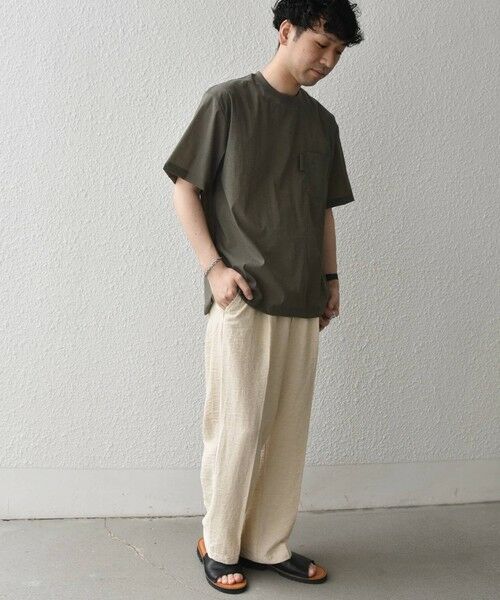 SHIPS / シップス シャツ・ブラウス | SHIPS any:〈接触冷感/UVカット〉VEILICE リラックス ポケット Tシャツ(セットアップ対応)◆ | 詳細24
