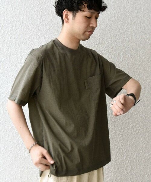 SHIPS / シップス シャツ・ブラウス | SHIPS any:〈接触冷感/UVカット〉VEILICE リラックス ポケット Tシャツ(セットアップ対応)◆ | 詳細27