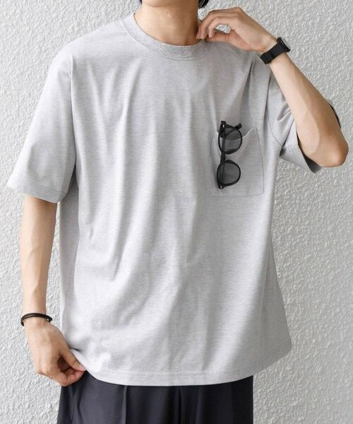SHIPS / シップス Tシャツ | SHIPS any:〈接触冷感/吸水速乾/UVカット/遮熱〉Raylock ダブルフェイス ポケット Tシャツ | 詳細5