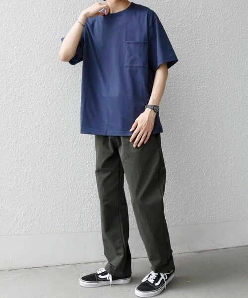 SHIPS / シップス Tシャツ | SHIPS any:〈接触冷感/吸水速乾/UVカット/遮熱〉Raylock ダブルフェイス ポケット Tシャツ | 詳細16