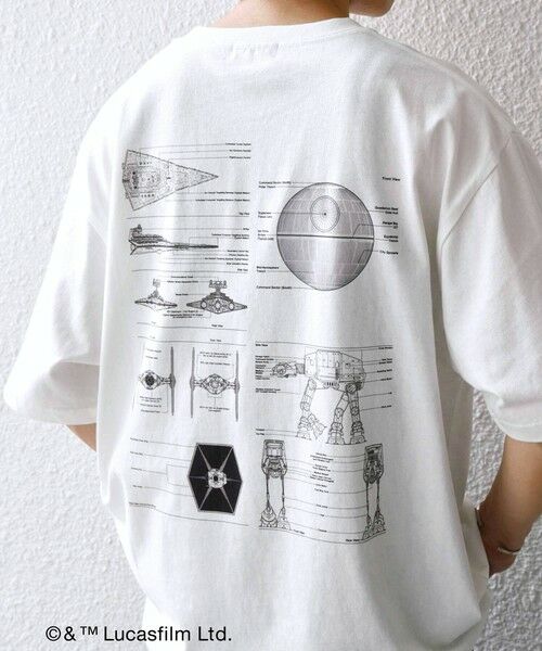 SHIPS / シップス Tシャツ | SHIPS any: [STAR WARS / スター・ウォーズ] グラフィック Tシャツ 26SS◆（ホワイト）