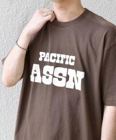 SHIPS / シップス Tシャツ | 【SHIPS any別注】ONEITA:〈洗濯機可能〉ピグメント ダイ リラックス プリント Tシャツ◆