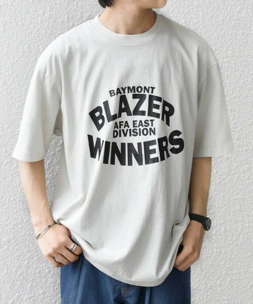 SHIPS / シップス Tシャツ | 【SHIPS any別注】ONEITA:〈洗濯機可能〉ピグメント ダイ リラックス プリント Tシャツ◆ | 詳細3