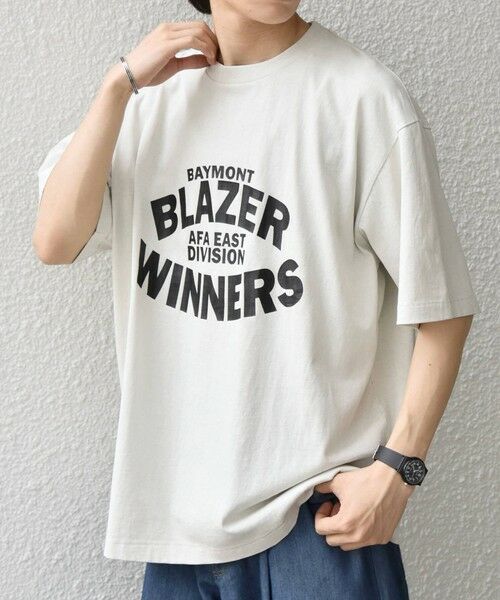 SHIPS / シップス Tシャツ | 【SHIPS any別注】ONEITA:〈洗濯機可能〉ピグメント ダイ リラックス プリント Tシャツ◆ | 詳細4