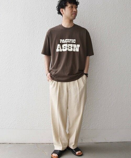 SHIPS / シップス Tシャツ | 【SHIPS any別注】ONEITA:〈洗濯機可能〉ピグメント ダイ リラックス プリント Tシャツ◆ | 詳細15