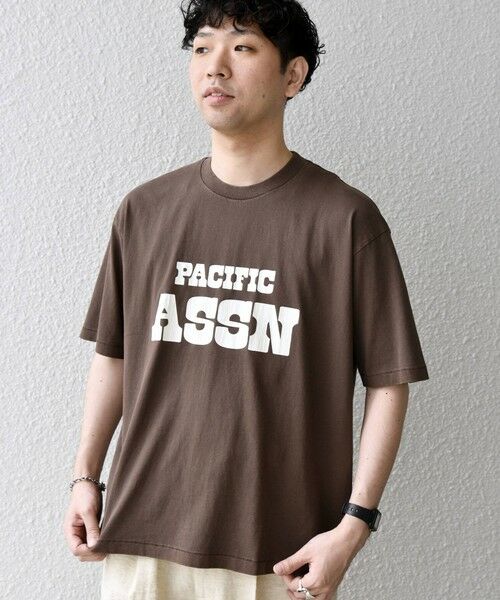 SHIPS / シップス Tシャツ | 【SHIPS any別注】ONEITA:〈洗濯機可能〉ピグメント ダイ リラックス プリント Tシャツ◆ | 詳細18