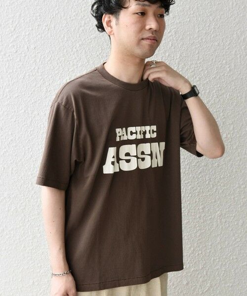 SHIPS / シップス Tシャツ | 【SHIPS any別注】ONEITA:〈洗濯機可能〉ピグメント ダイ リラックス プリント Tシャツ◆ | 詳細19