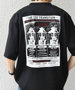 SHIPS / シップス Tシャツ | 【SHIPS any別注】Coleman: ランタン プリント ロゴ 刺繍 Tシャツ◆