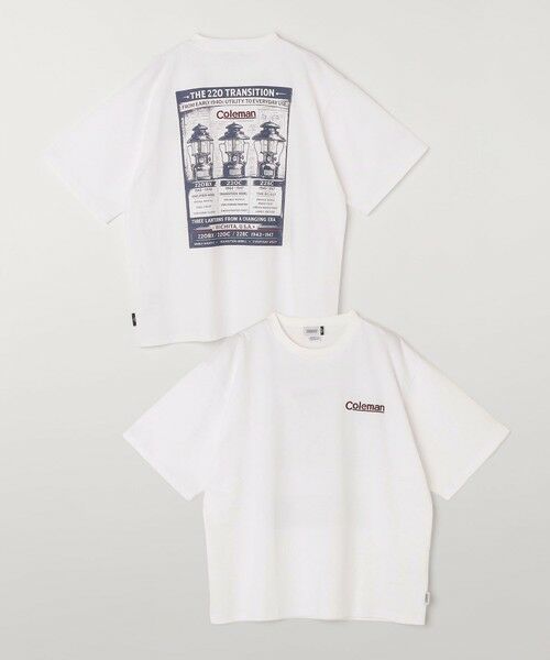 SHIPS / シップス Tシャツ | 【SHIPS any別注】Coleman: ランタン プリント ロゴ 刺繍 Tシャツ◇ | 詳細8