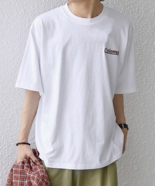 SHIPS / シップス Tシャツ | 【SHIPS any別注】Coleman: ランタン プリント ロゴ 刺繍 Tシャツ◆ | 詳細3