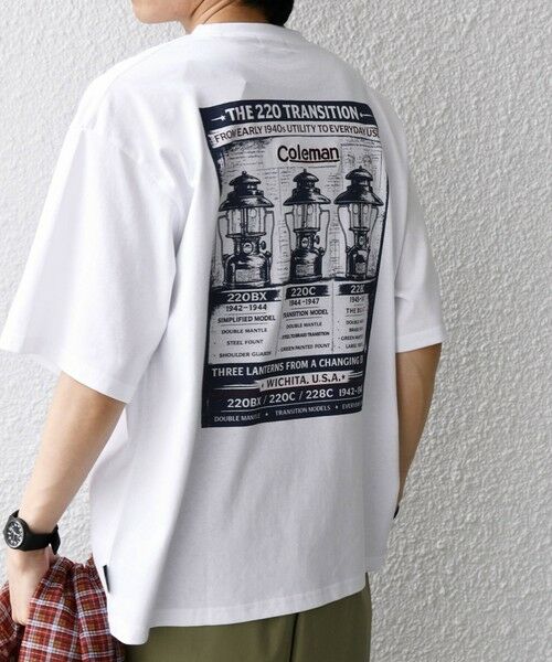 SHIPS / シップス Tシャツ | 【SHIPS any別注】Coleman: ランタン プリント ロゴ 刺繍 Tシャツ◆ | 詳細4