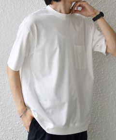 SHIPS / シップス Tシャツ | SHIPS any:〈接触冷感/UVカット〉ソフト スムース リラックス ポケット Tシャツ◆