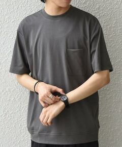 SHIPS / シップス Tシャツ | SHIPS any:〈接触冷感/UVカット〉ソフト スムース リラックス ポケット Tシャツ◆