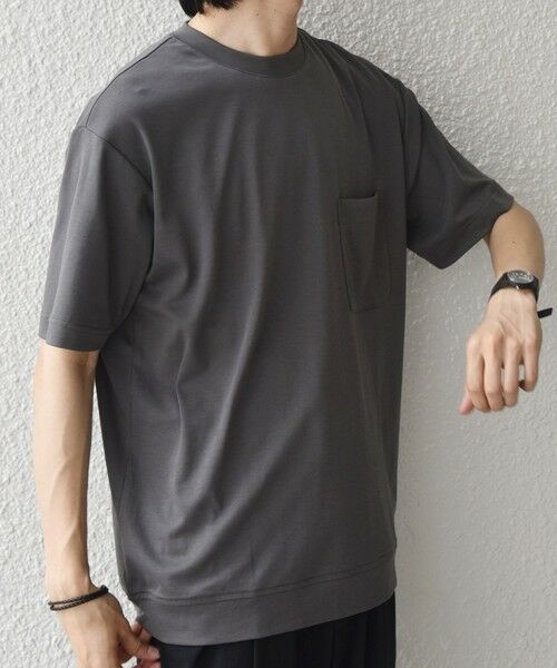 SHIPS / シップス Tシャツ | SHIPS any:〈接触冷感/UVカット〉ソフト スムース リラックス ポケット Tシャツ◆ | 詳細12