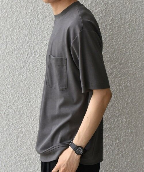 SHIPS / シップス Tシャツ | SHIPS any:〈接触冷感/UVカット〉ソフト スムース リラックス ポケット Tシャツ◆ | 詳細11