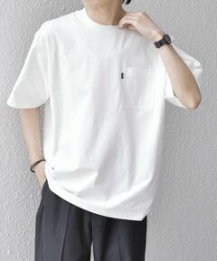 SHIPS / シップス Tシャツ | 【WEB限定】SHIPS any: リラックス ナイロンポケット クルーネック Tシャツ◆