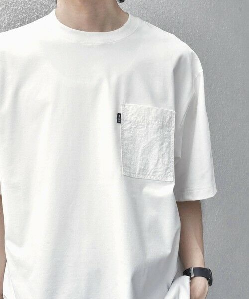 SHIPS / シップス Tシャツ | 【WEB限定】SHIPS any: リラックス ナイロンポケット クルーネック Tシャツ◆ | 詳細6