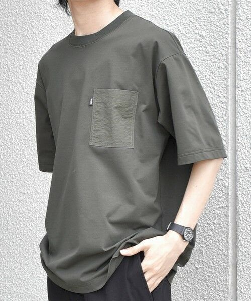 SHIPS / シップス Tシャツ | 【WEB限定】SHIPS any: リラックス ナイロンポケット クルーネック Tシャツ◆ | 詳細10