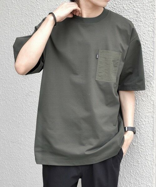 SHIPS / シップス Tシャツ | 【WEB限定】SHIPS any: リラックス ナイロンポケット クルーネック Tシャツ◆ | 詳細9