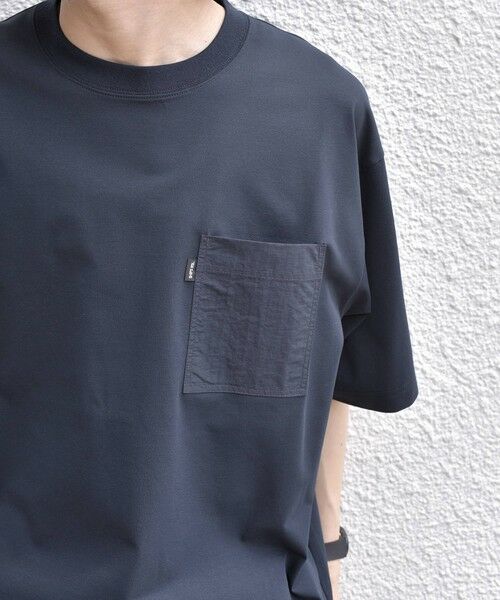 SHIPS / シップス Tシャツ | 【WEB限定】SHIPS any: リラックス ナイロンポケット クルーネック Tシャツ◆ | 詳細18