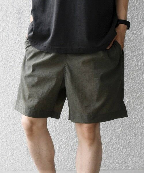 SHIPS / シップス ショート・ハーフ・半端丈パンツ | SHIPS any:〈接触冷感/UVカット〉VEILICE イージーショーツ(セットアップ対応)◆ | 詳細30