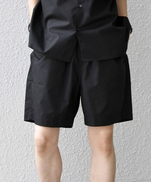 SHIPS / シップス ショート・ハーフ・半端丈パンツ | 【SHIPS any別注】Coleman: ZERO-TEX(R) イージー ショーツ(セットアップ対応)◆（ブラック）