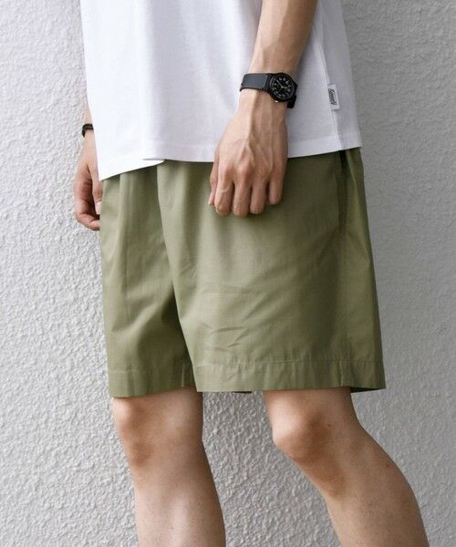 SHIPS / シップス ショート・ハーフ・半端丈パンツ | 【SHIPS any別注】Coleman: ZERO-TEX(R) イージー ショーツ(セットアップ対応)◆（オリーブ）