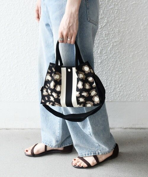 SHIPS / シップス ショルダーバッグ | 《予約》SHIPS any: ジャカード パターン 2WAY ショルダー トートバッグ | 詳細5