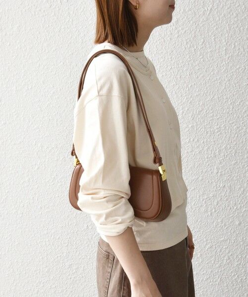 SHIPS / シップス カットソー | 《予約》SHIPS any:〈洗濯機可能〉レイヤード ノースリ TEE × カーディガン セット | 詳細6
