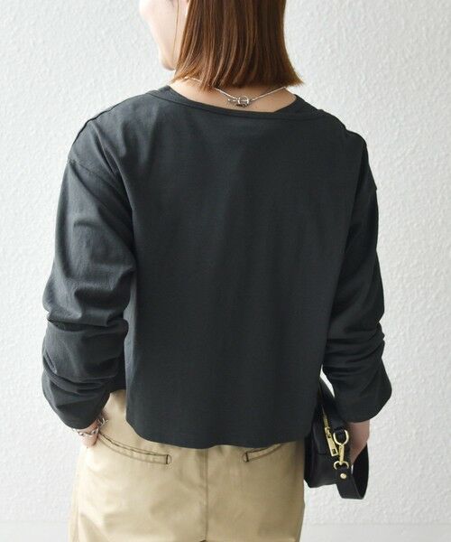 SHIPS / シップス カットソー | 《予約》SHIPS any:〈洗濯機可能〉レイヤード ノースリ TEE × カーディガン セット | 詳細15