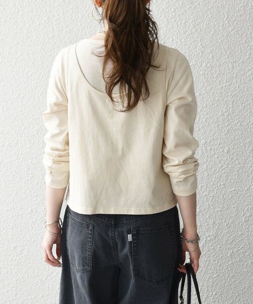 SHIPS / シップス カットソー | 《予約》SHIPS any:〈洗濯機可能〉レイヤード ロングスリーブ TEE × タンク セット | 詳細6