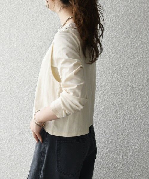SHIPS / シップス カットソー | 《予約》SHIPS any:〈洗濯機可能〉レイヤード ロングスリーブ TEE × タンク セット | 詳細7
