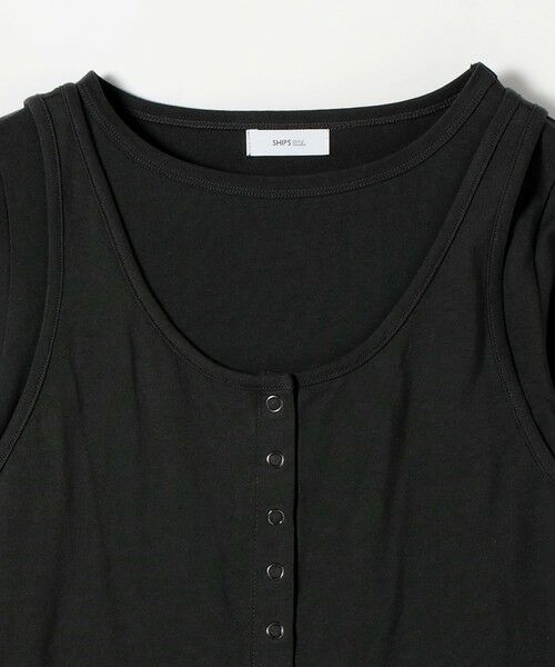 SHIPS / シップス カットソー | 《予約》SHIPS any:〈洗濯機可能〉レイヤード ロングスリーブ TEE × タンク セット | 詳細20