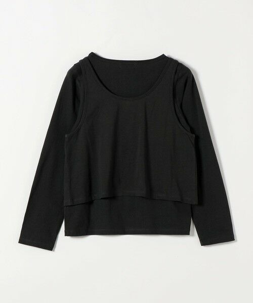 SHIPS / シップス カットソー | 《予約》SHIPS any:〈洗濯機可能〉レイヤード ロングスリーブ TEE × タンク セット | 詳細22