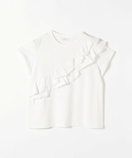 SHIPS / シップス Tシャツ | SHIPS any:〈洗濯機可能〉ジャージー フリル TEE | 詳細10