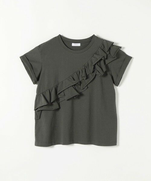SHIPS / シップス Tシャツ | SHIPS any:〈洗濯機可能〉ジャージー フリル TEE | 詳細21