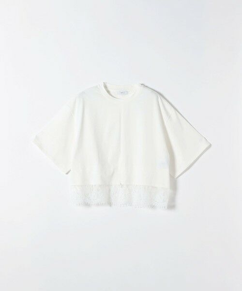 SHIPS / シップス Tシャツ | SHIPS any:〈洗濯機可能〉ジップ レース ヘム ハーフスリーブ TEE | 詳細17