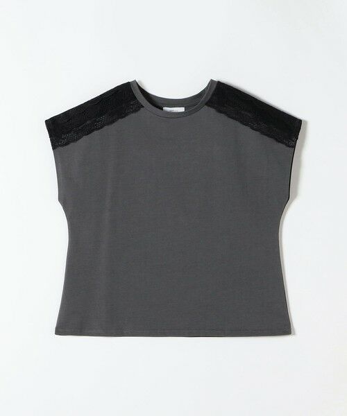 SHIPS / シップス Tシャツ | SHIPS any:〈洗濯機可能〉ジャージー フレンチスリーブ レース TEE | 詳細20