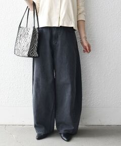 SHIPS / シップス デニムパンツ | 《予約》SHIPS any:〈洗濯機可能〉バレル デニム パンツ［SHIPS any DENIM］