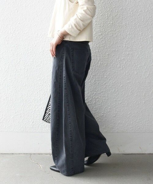 SHIPS / シップス デニムパンツ | 《予約》SHIPS any:〈洗濯機可能〉バレル デニム パンツ［SHIPS any DENIM］ | 詳細7