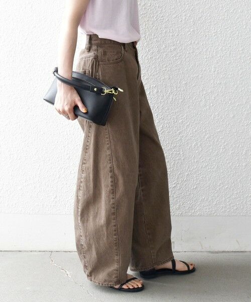 SHIPS / シップス デニムパンツ | 《予約》SHIPS any:〈洗濯機可能〉バレル デニム パンツ［SHIPS any DENIM］ | 詳細14